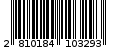 Γραμμωτός κωδικός 2810184103293